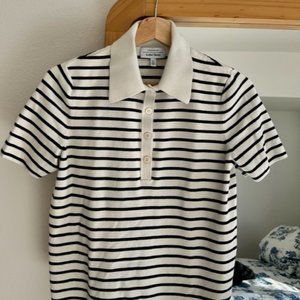 Fitted Nautical Striped Polo Shirt - DESIGNED IN PARIS